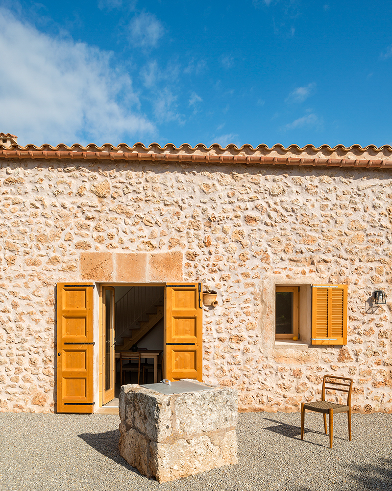 Fachada de Ca na Joaneta, vivienda tradicional de Ariany