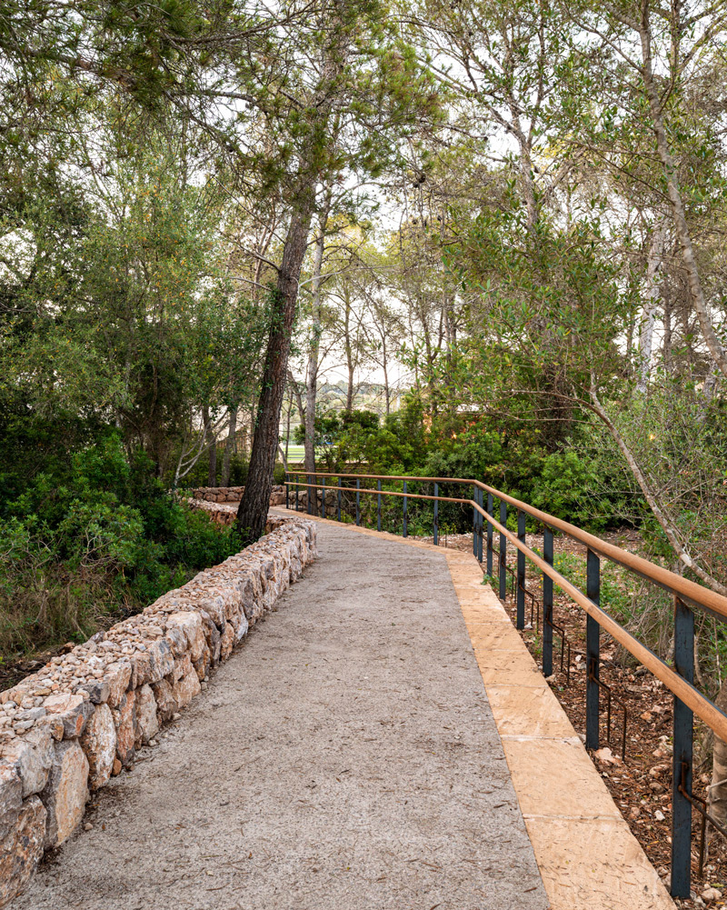 Recorrido del recinto arqueológico 