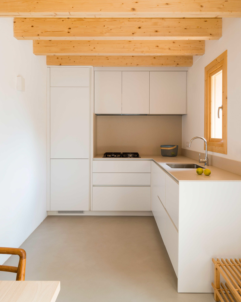 Zona de cocinado de Ca na Joaneta