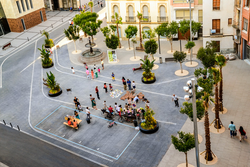 Fotografía de arquitectura urbana - Plaza el Pla
